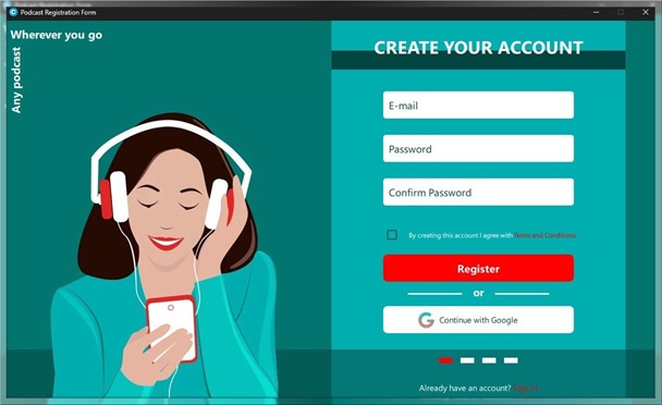 Podcast Registration